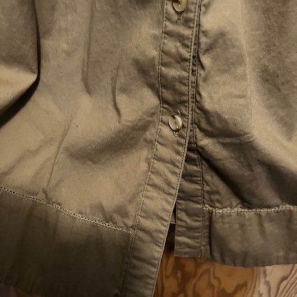 Smart and Simple Olive Drab Dress With Pockets - Picture 5 of 8